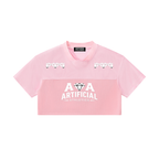 Women’s Artificial Athletics Cropped Paneled V-Neck Jersey