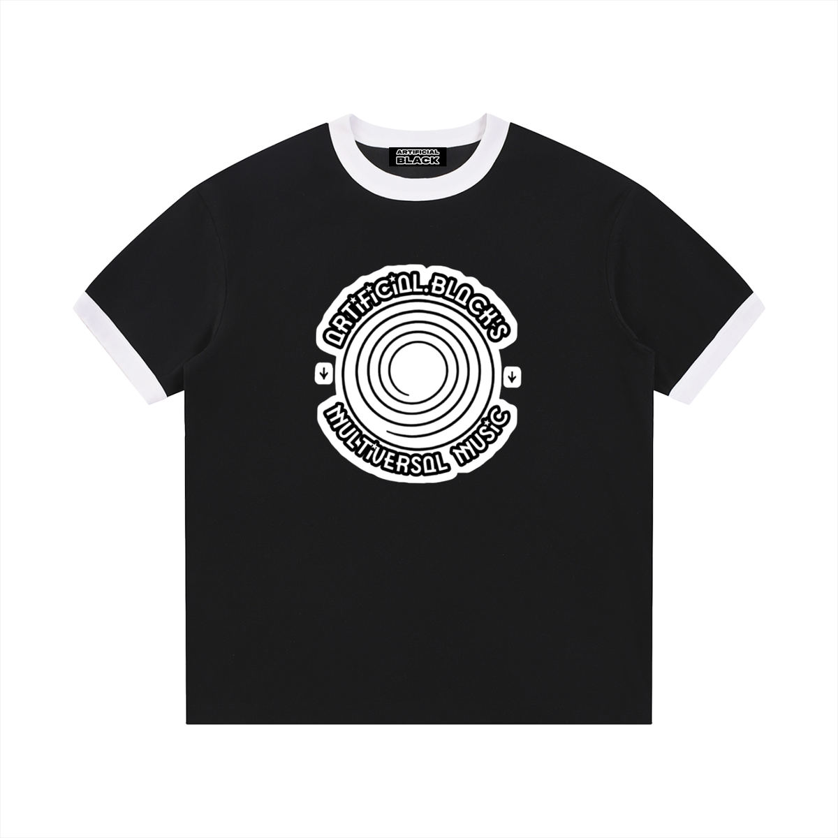 Multiversal Entertainment Ribbed Crewneck T-Shirt