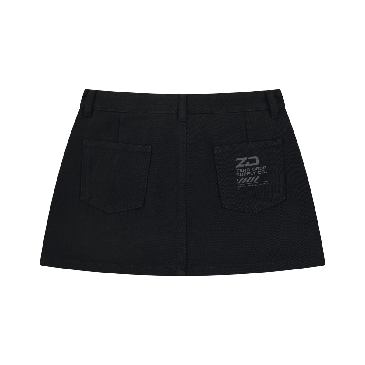 Women's Studded Denim Mini Skirt - ZERO DROP SUPPLY CO.