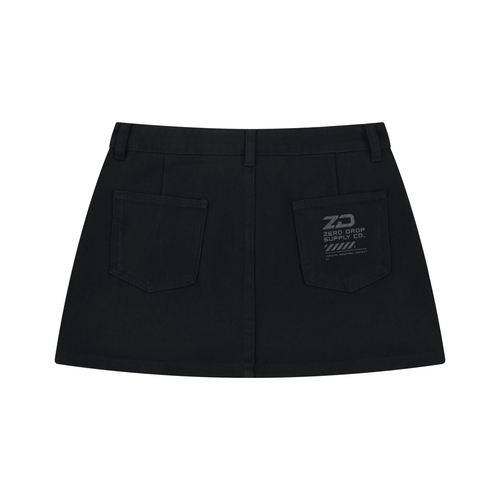 Women's Studded Denim Mini Skirt - ZERO DROP SUPPLY CO.