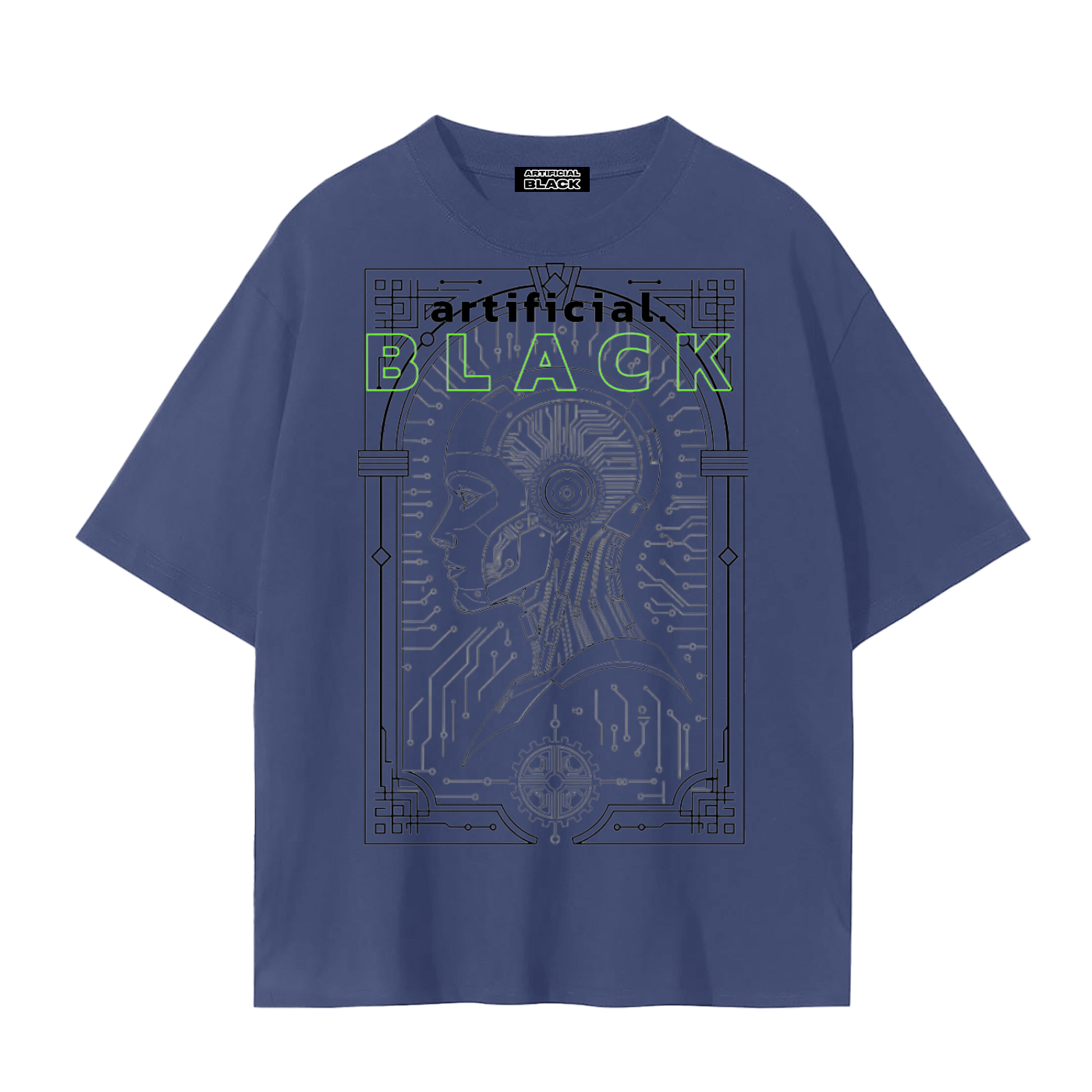 Chrome Dome Machine Baggy T-Shirt