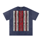 Livingmurals® Remix'd Snow Washed Oversized Cotton T