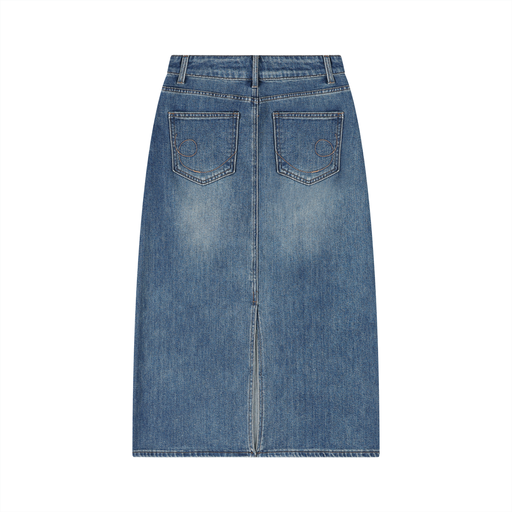 Antimatter Splatter Denim Skirt