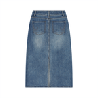 Antimatter Splatter Denim Skirt