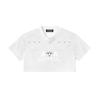 Women’s Artificial Athletics Cropped Paneled V-Neck Jersey