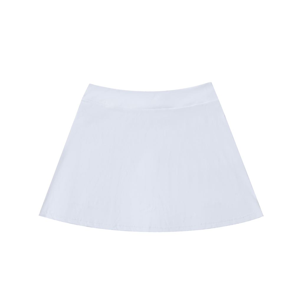 "Digital Time A-Line Mini Skirt"