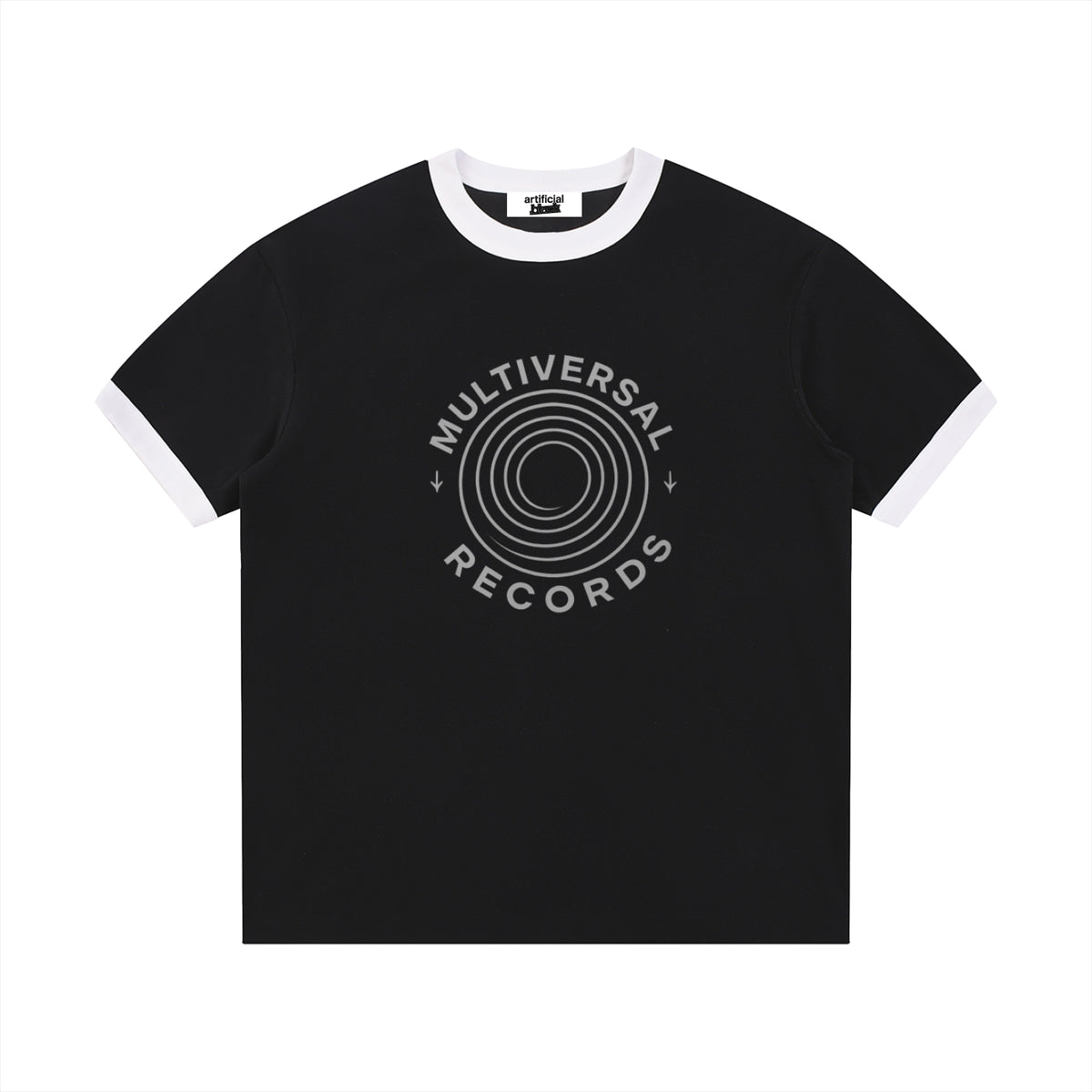 Multiversal Entertainment Ribbed Crewneck T-Shirt