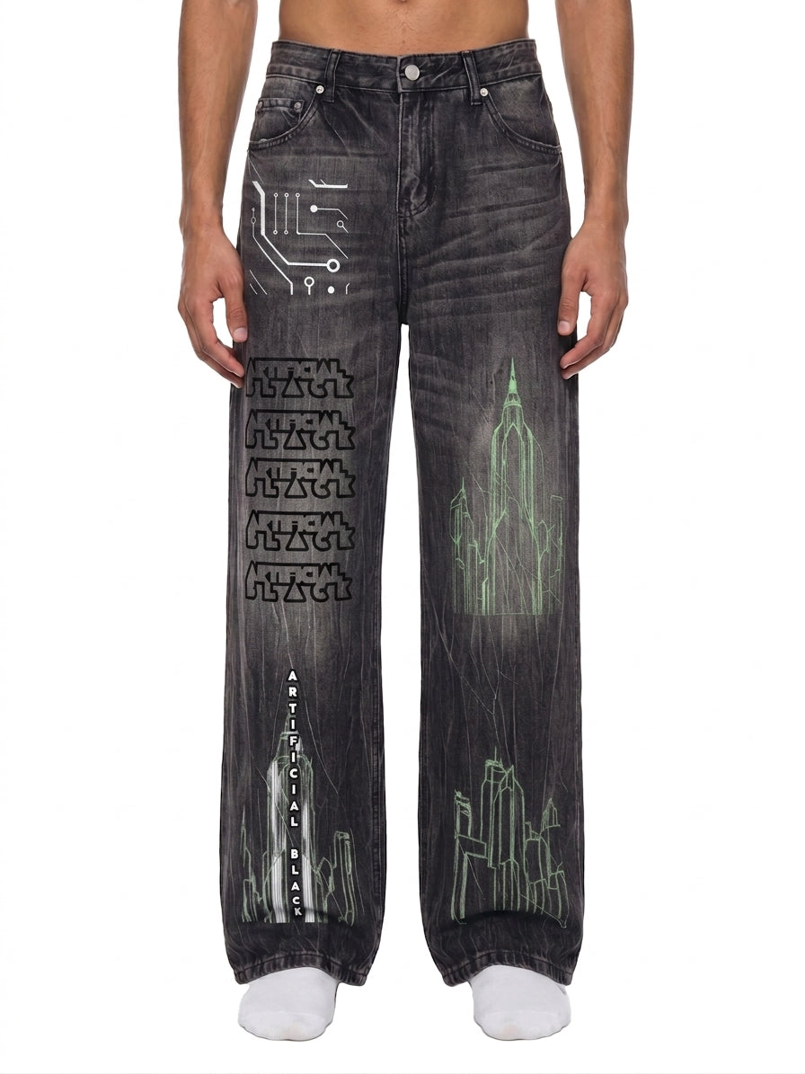 Men’s Future Vintage Veridion Wide Leg Jeans