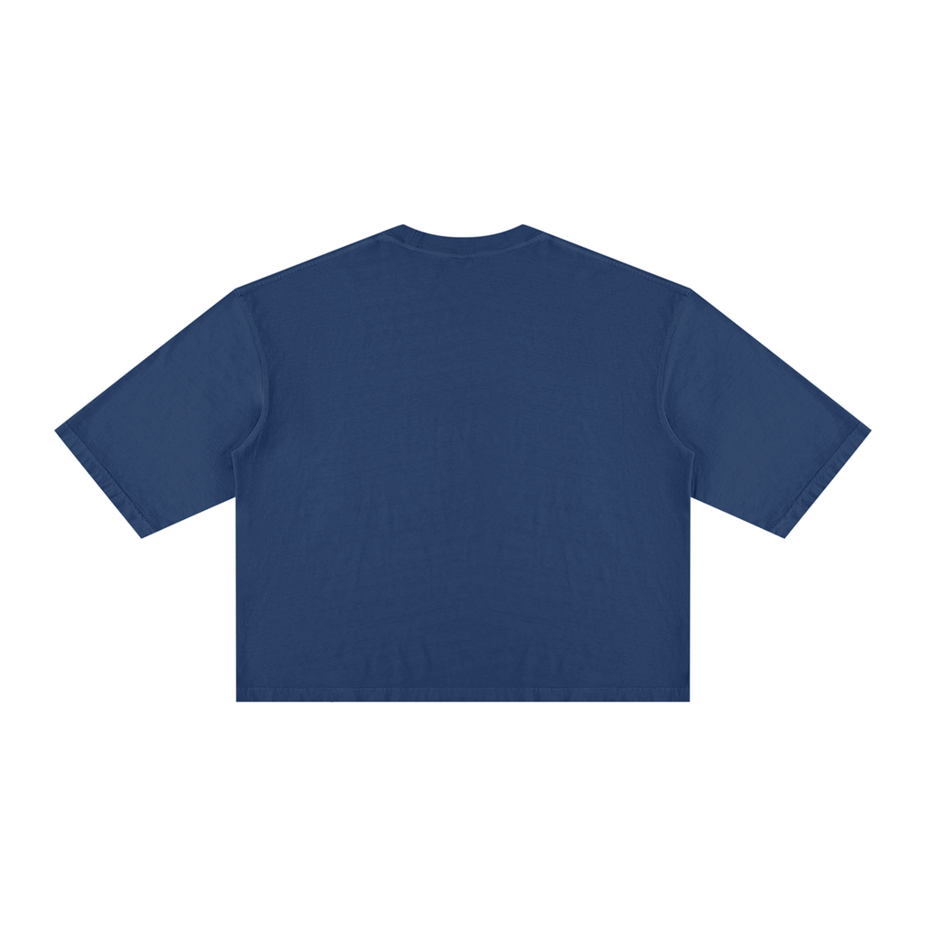 Unisex Vintage Blinged Out Splater Boxy T