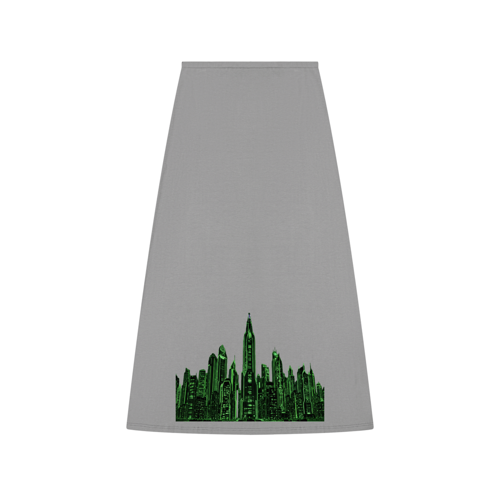 Women's Solid Color Knit Maxi Skirt