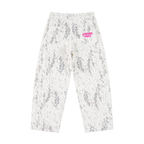 Women's Splatter Barrel Leg Jeans