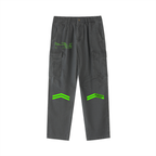 Cotton Elastic-Waist Cargo Pants