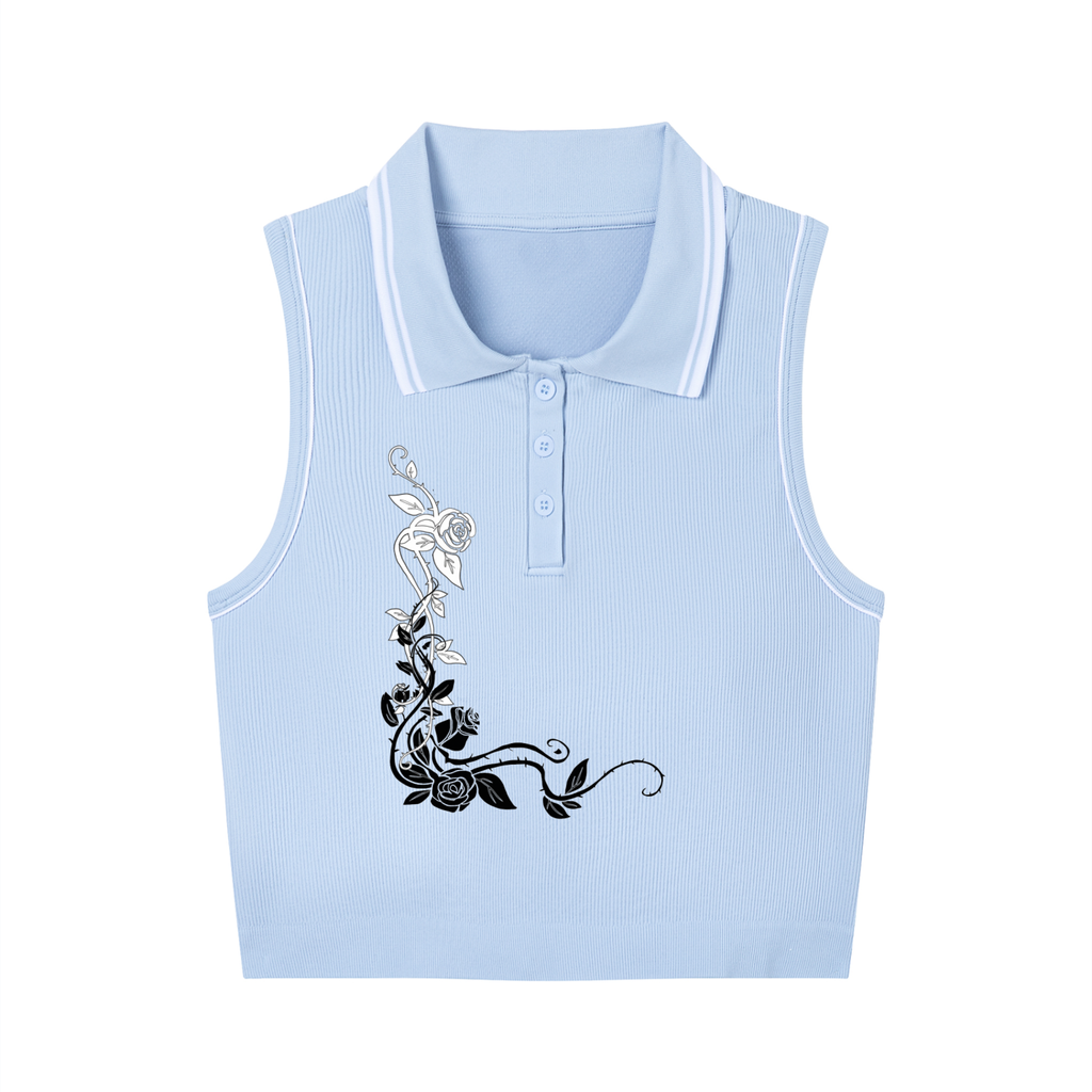 Time Vines & Diamonds Polo Tank