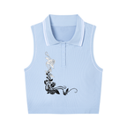 Time Vines & Diamonds Polo Tank