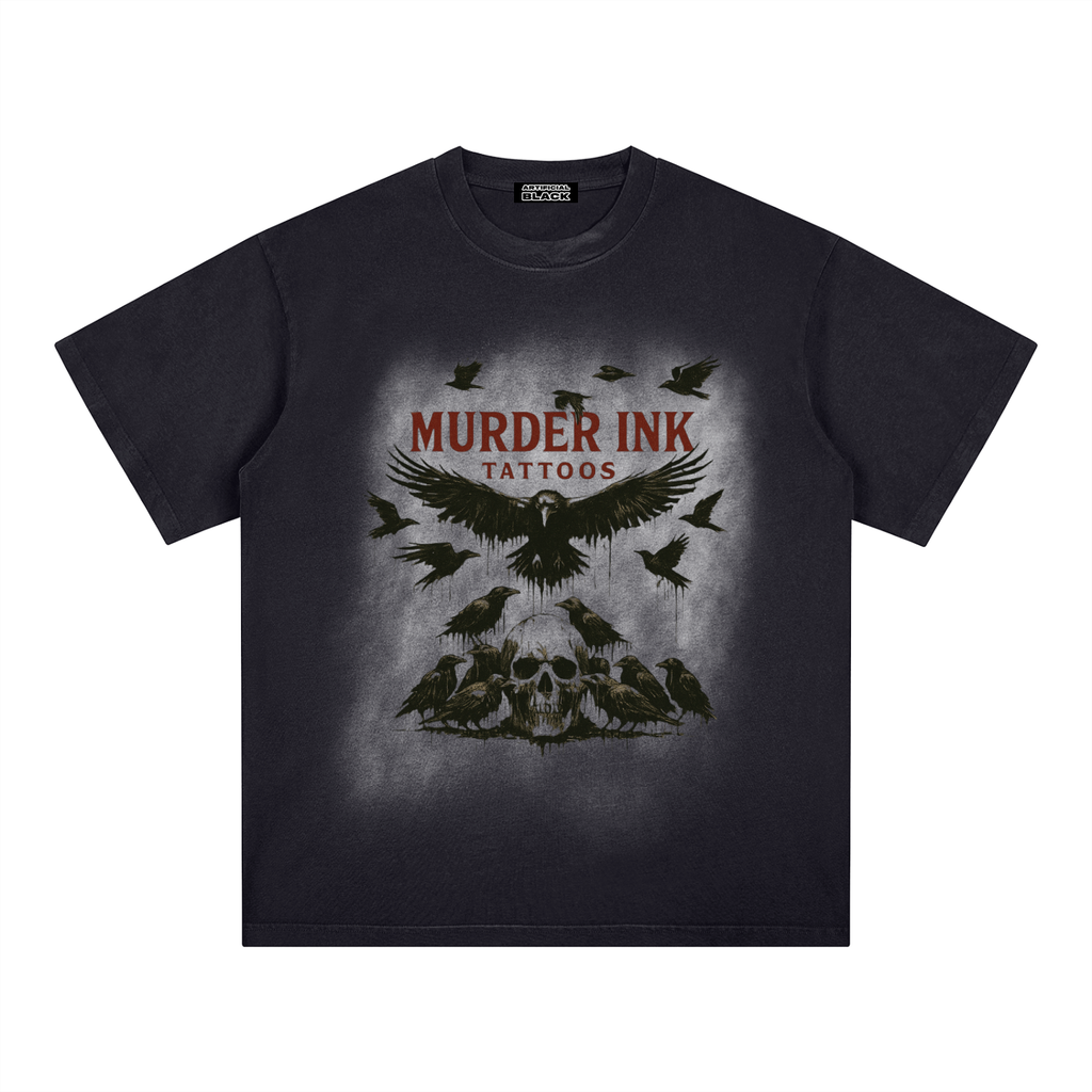Murder Ink Tattoos Vintage T-Shirt