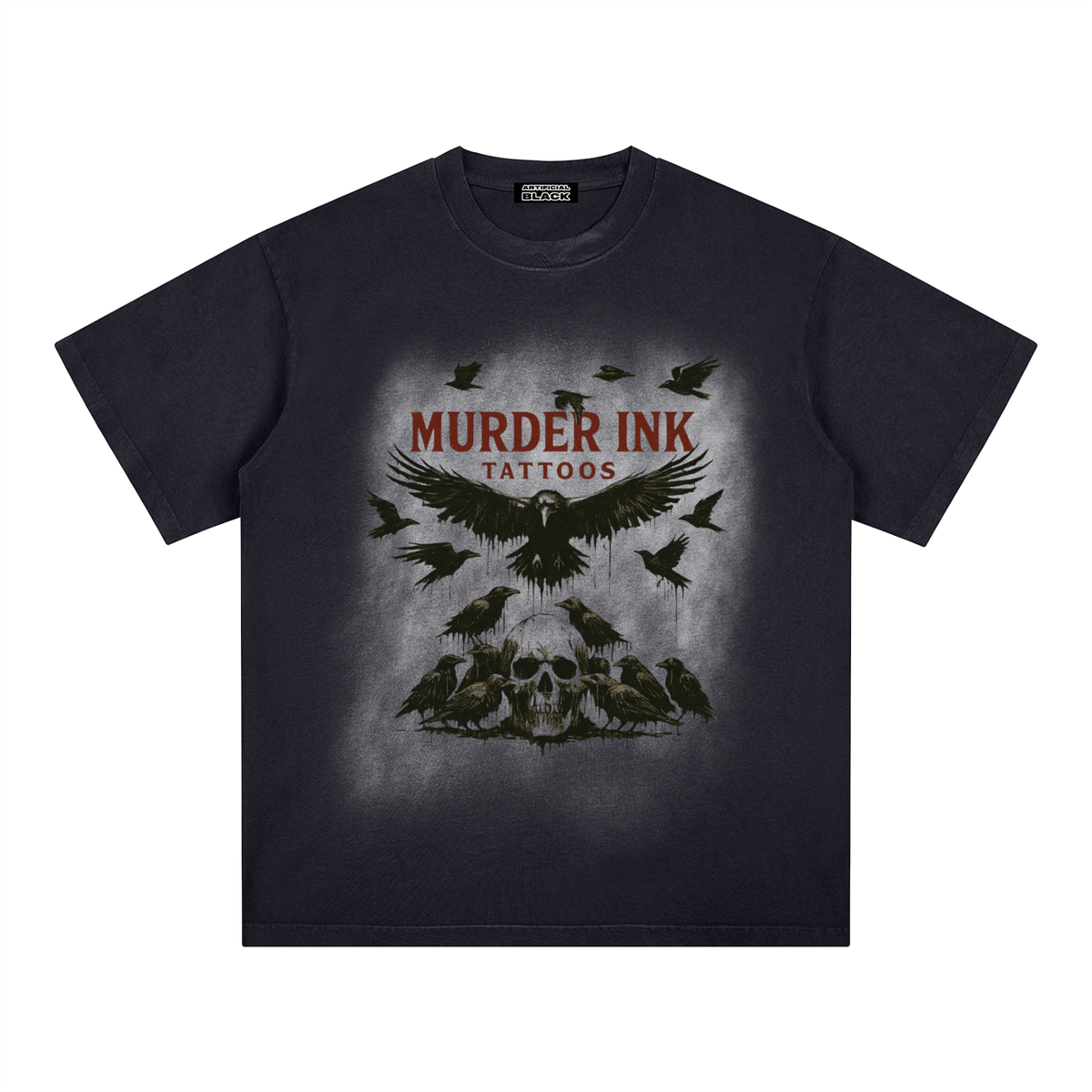 Murder Ink Tattoos Vintage T-Shirt