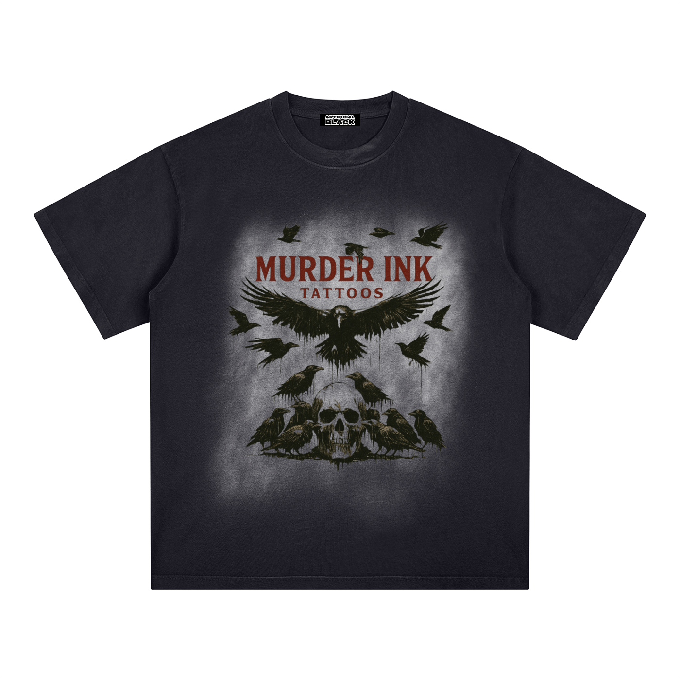 Murder Ink Tattoos Vintage T-Shirt