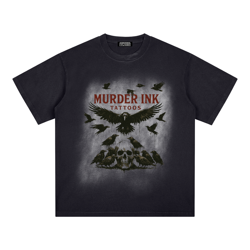 Murder Ink Tattoos Vintage T-Shirt