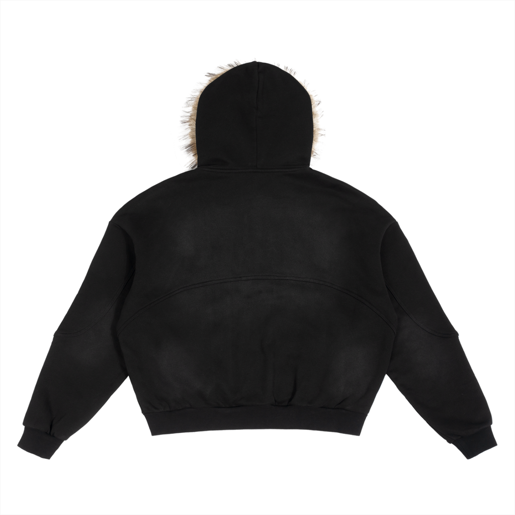 Night Sun Over Veridion Fur Hoodie