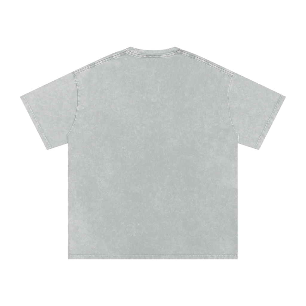 Livingmurals® Remix'd Snow Washed Oversized Cotton T