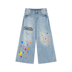 Women's Vintage Washed Antimatter Wide Leg Jeans