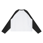 Plastic Smiles Striped Raglan Long Sleeve T
