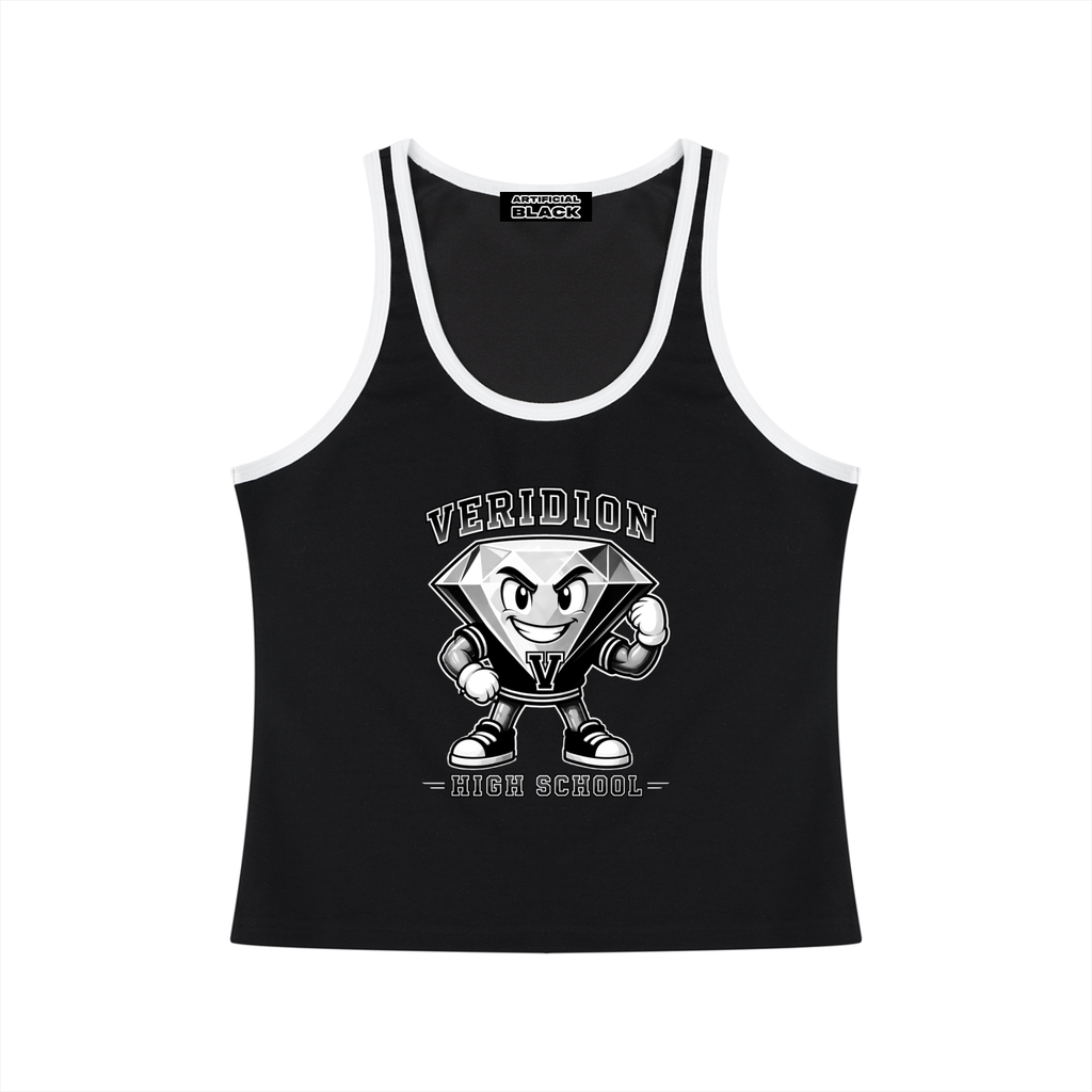 Women's Retro Veridion High Cropped Tank Top