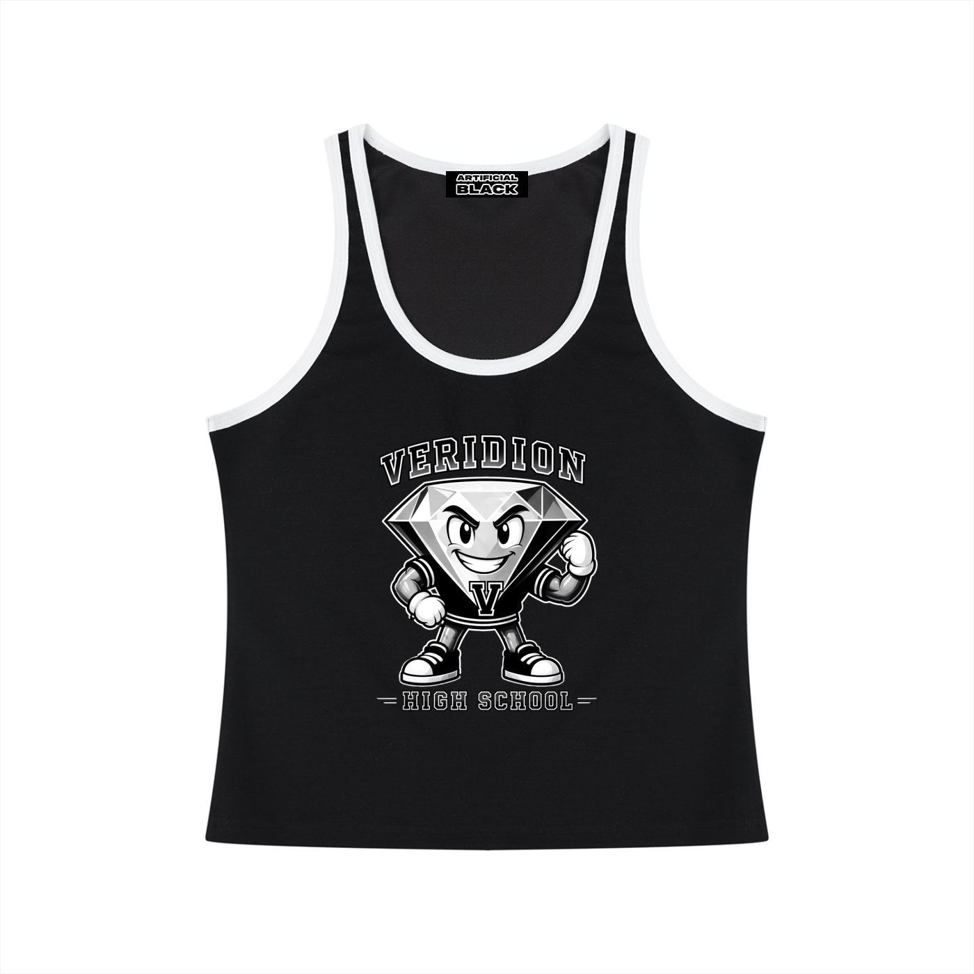 Women's Retro Veridion High Cropped Tank Top