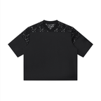 Artificial Lace and Vines  V-Neck T