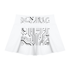 Women’s Digitally Enhanced Pleated A-Line Skirt