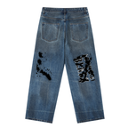 Antimatter Splashzone Vintage Wash Baggy Denim Jeans