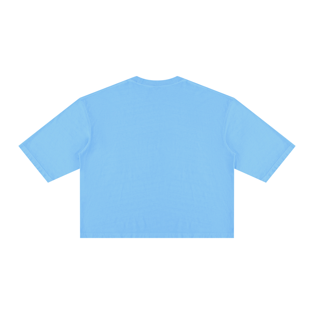 Unisex Vintage Blinged Out Splater Boxy T