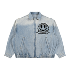 Unisex Vintage Wash Multiversal Music Denim Jacket