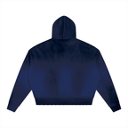 Unisex Artificially Embroidered Sunfade Distressed Hoodie