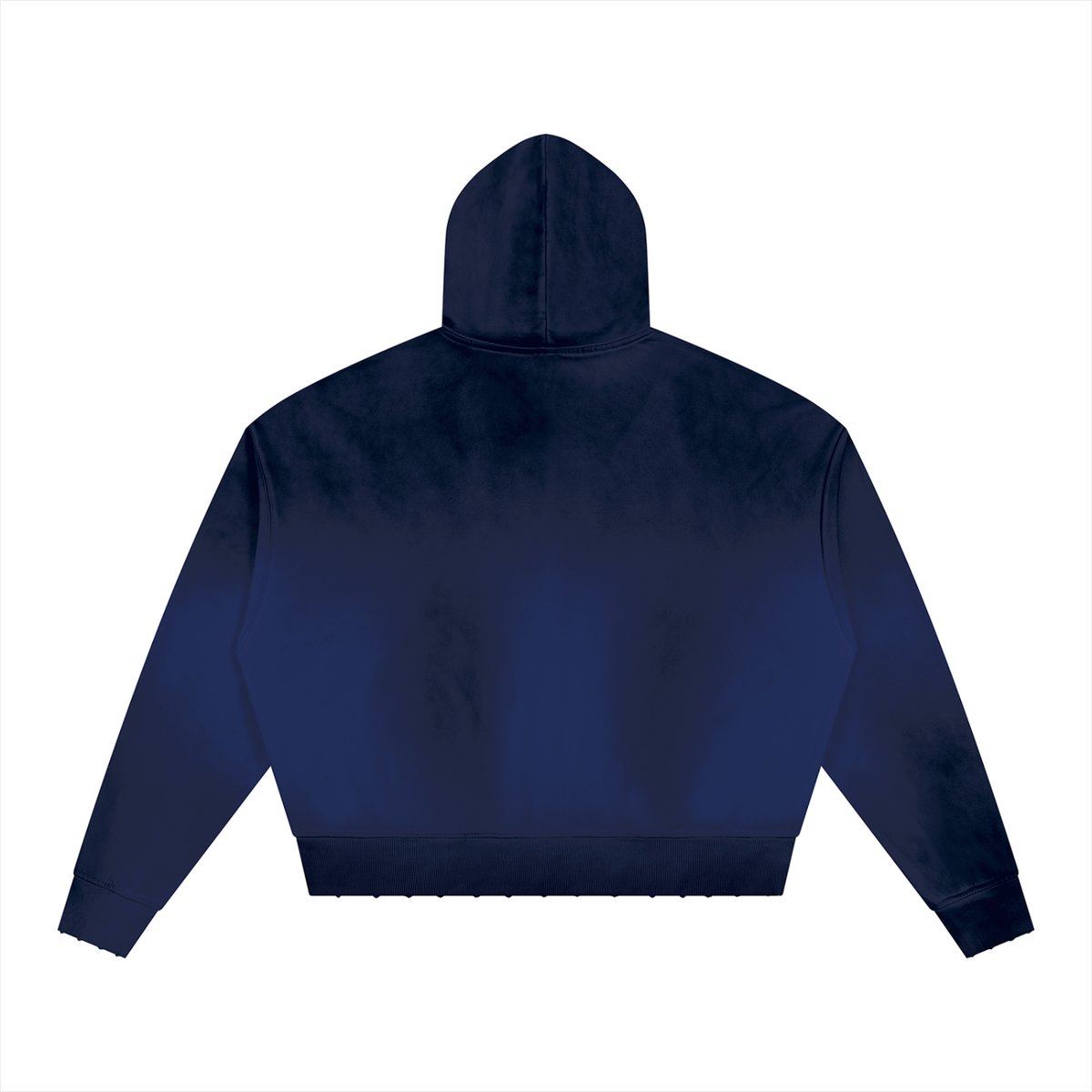 Unisex Artificially Embroidered Sunfade Distressed Hoodie