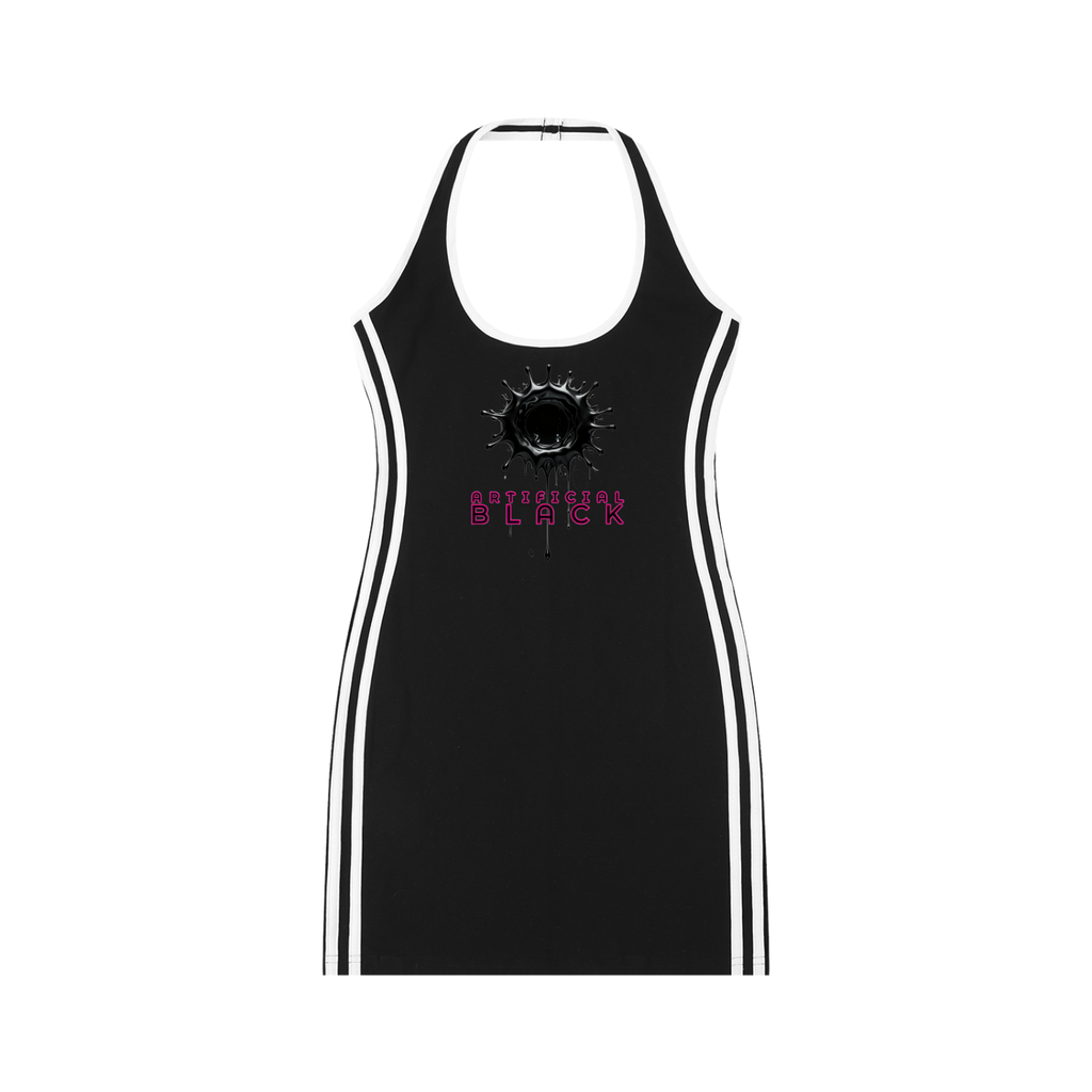 Women's Binding Tight Halter Dress