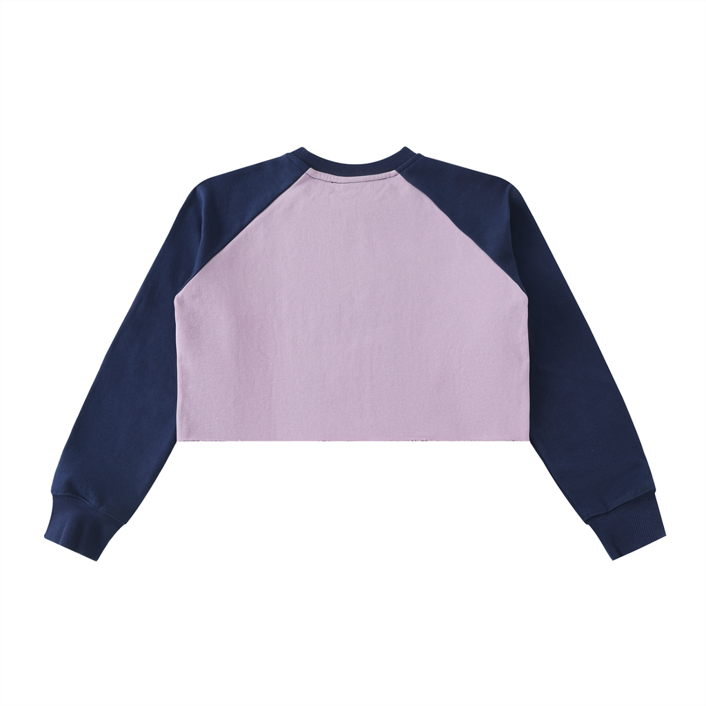 "Time Spiral Cropped Sweatshirt"