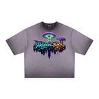 Mushroom Skyline Reverse Dyed Boxy T-Shirt