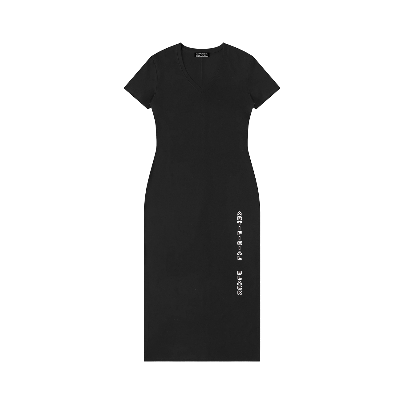 Women's V-Neck Short Sleeve Maxi Dress