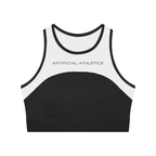 Women’s Artificial Athletics Paneled Crop Yoga Tank Top