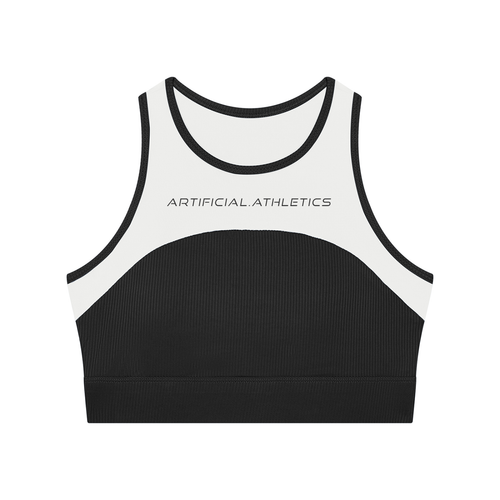Women’s Artificial Athletics Paneled Crop Yoga Tank Top