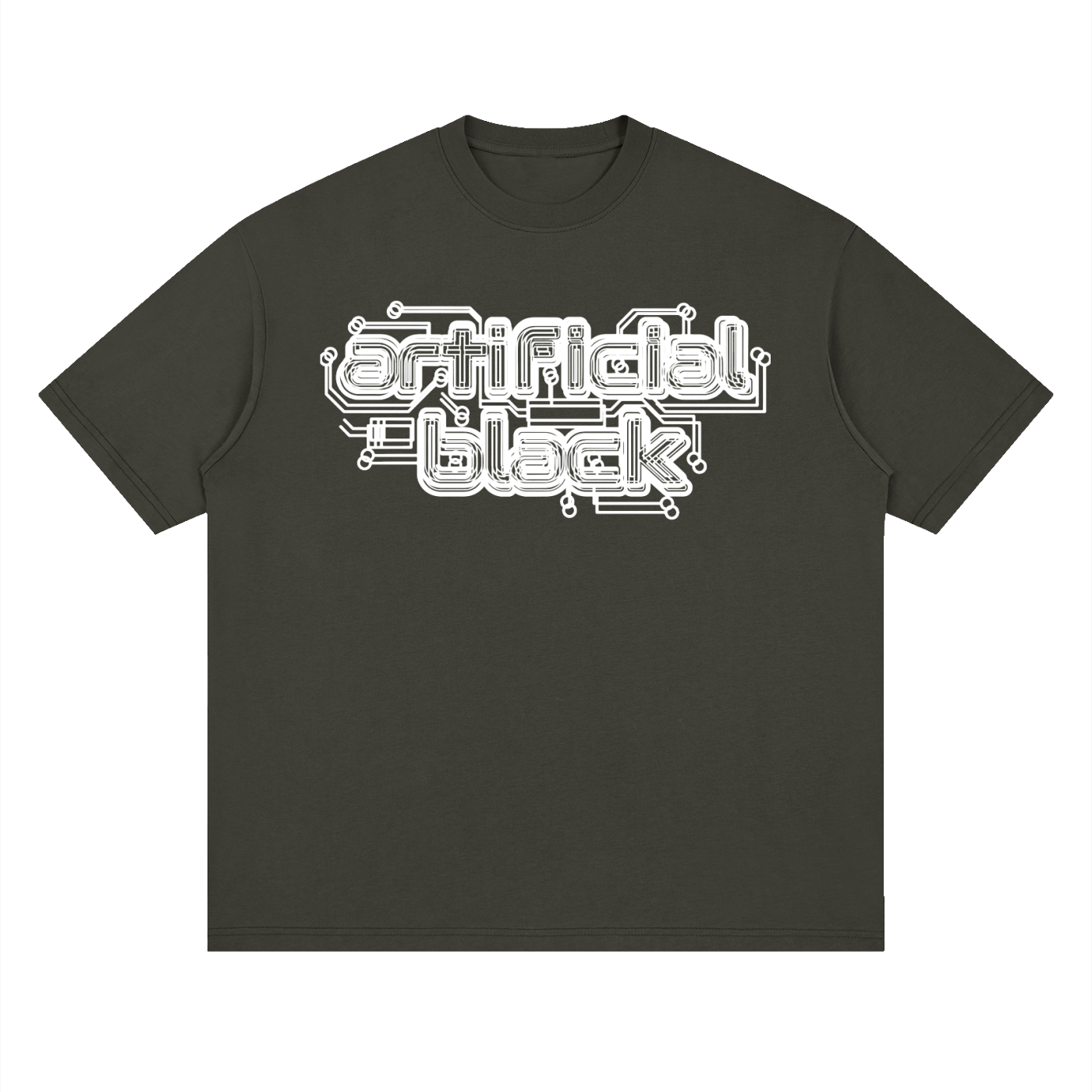 Static Logo Loose Drop Shoulder T