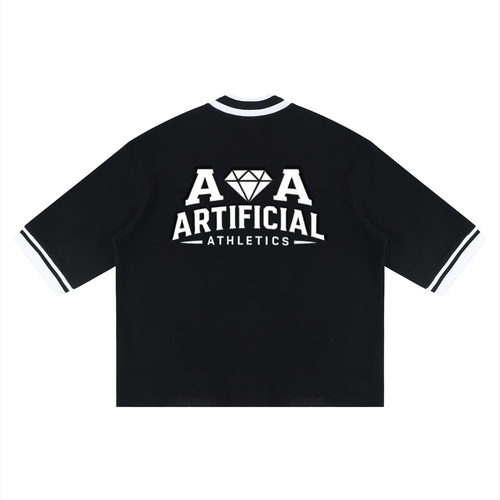 Maillot de baseball unisexe coupe carrée épais
