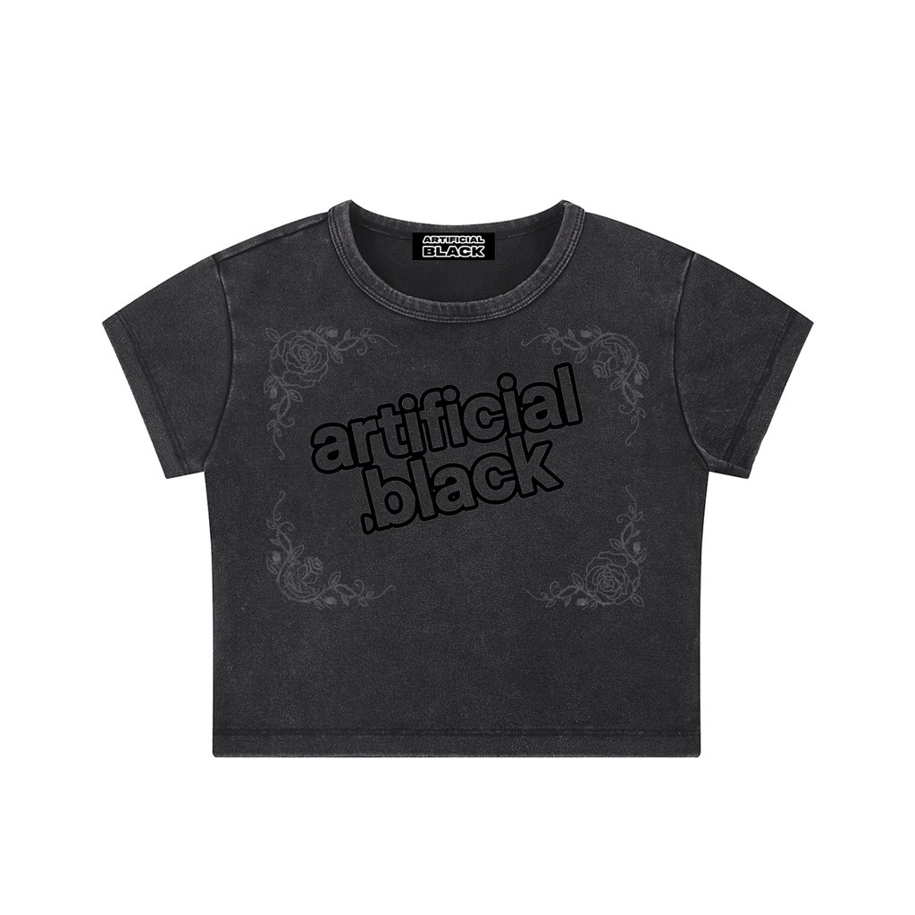 Snow Washed Crop Top