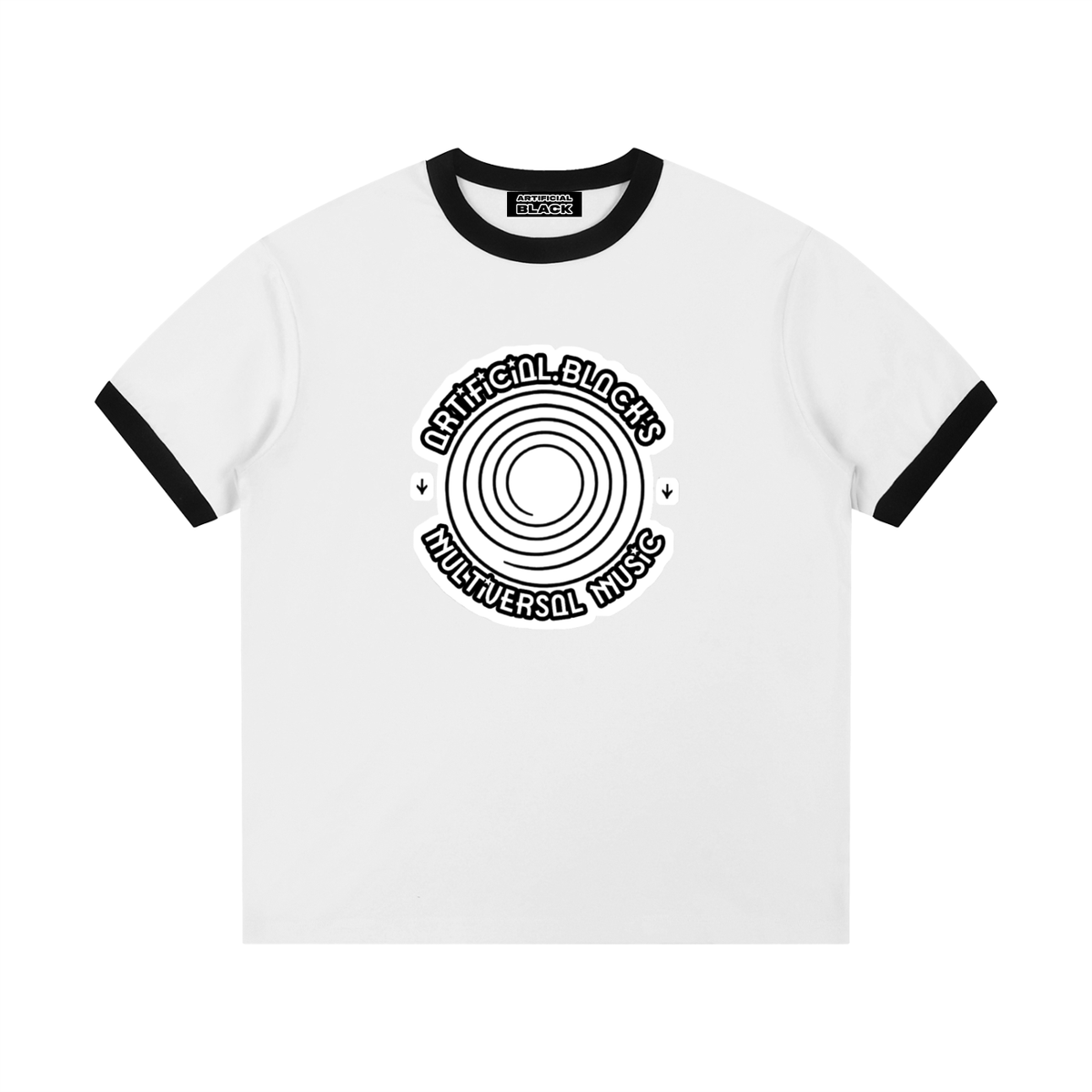 Multiversal Entertainment Ribbed Crewneck T-Shirt