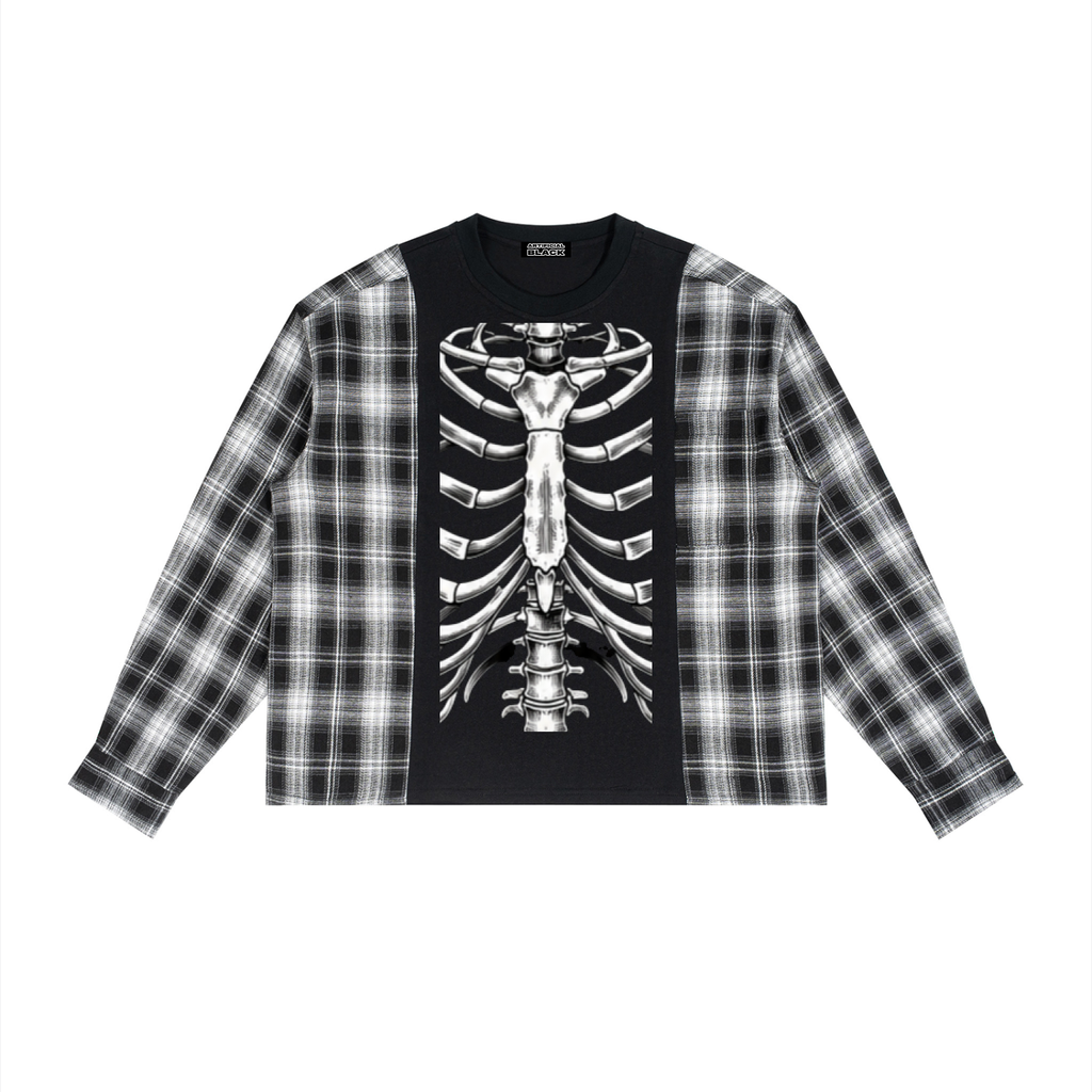 XRay Vision Plaid Long Sleeve T-Shirt