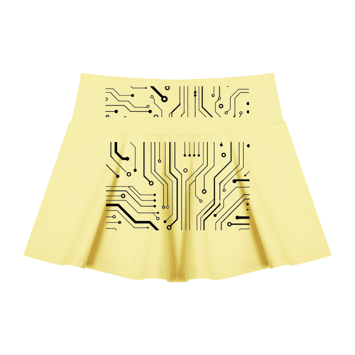 Women’s Digitally Enhanced Pleated A-Line Skirt