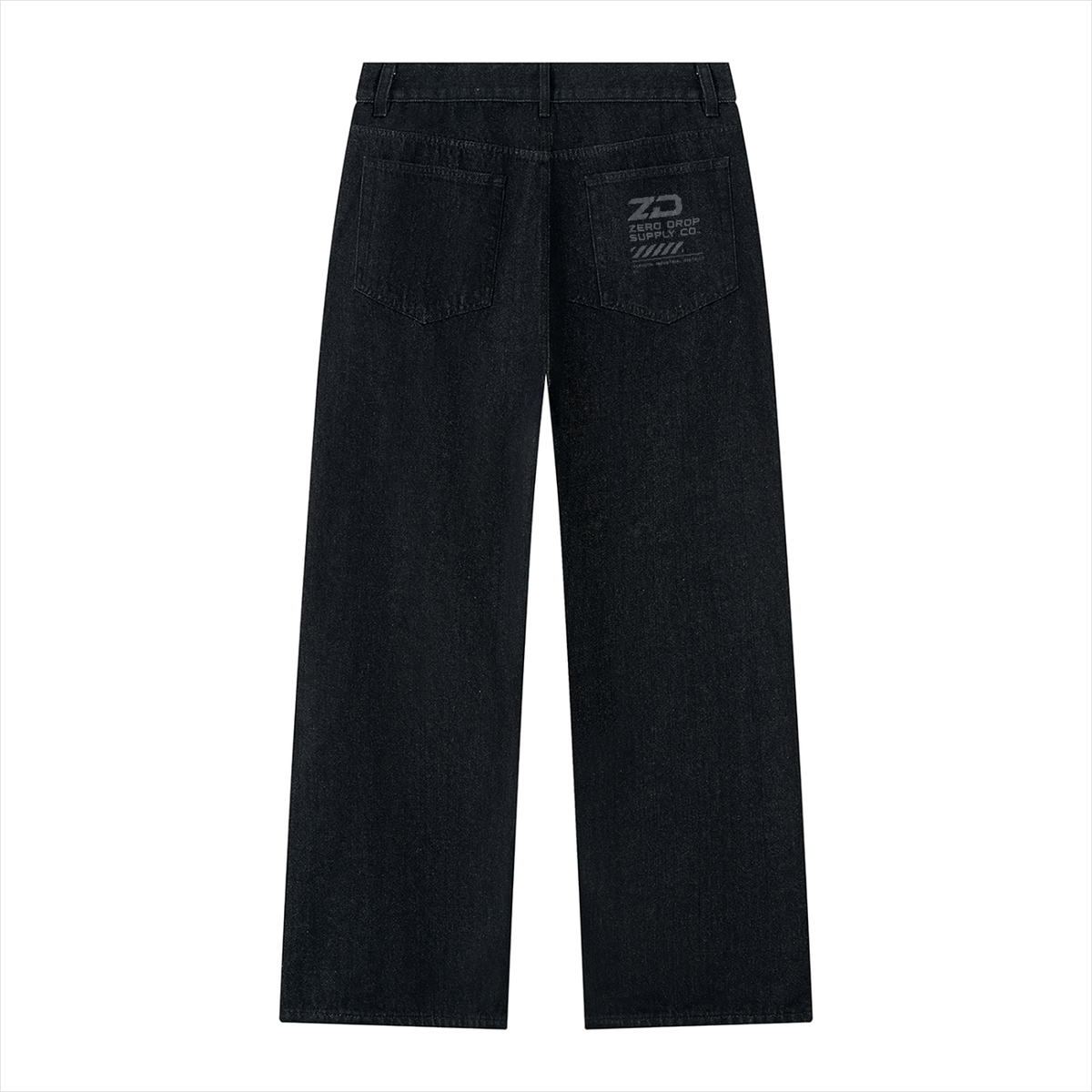 Men's Vintage Wash Wide Leg Denim Jeans - ZERO DROP SUPPLY CO.