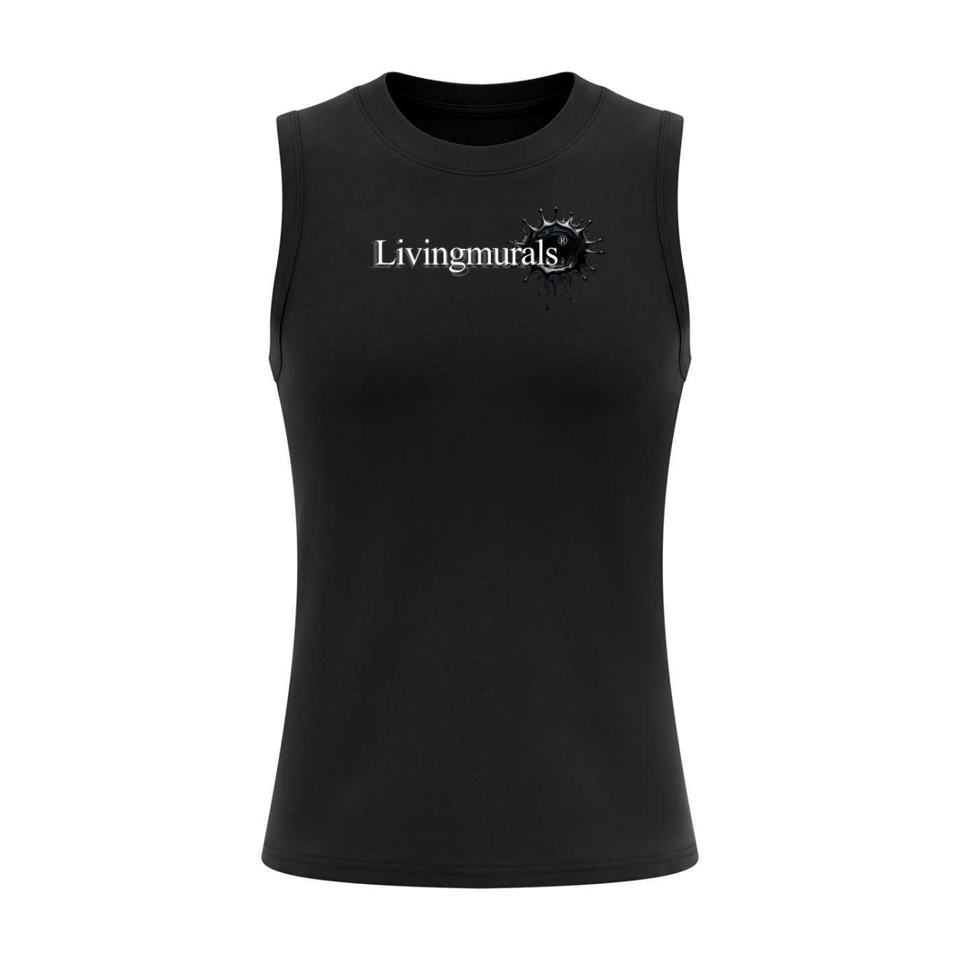 Livingmurals X Artificial.Black Slim Tank Top