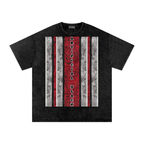 Livingmurals® Remix'd Snow Washed Oversized Cotton T